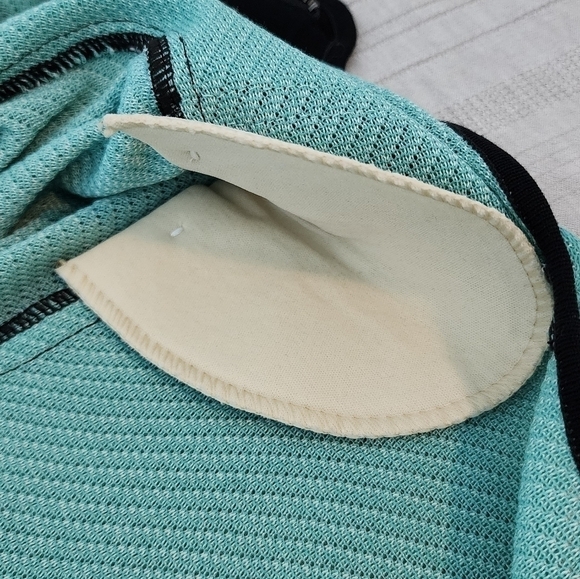 Ming Wang Full Zip Jacket Cardigan 3/4 Sleeves Mature Mint Green Black XL - Picture 7 of 13